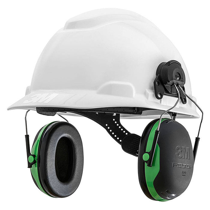 Chụp tai chống ồn, loại gắn với nón bảo hộ 3M PELTOR X Series khung đeo bằng thép