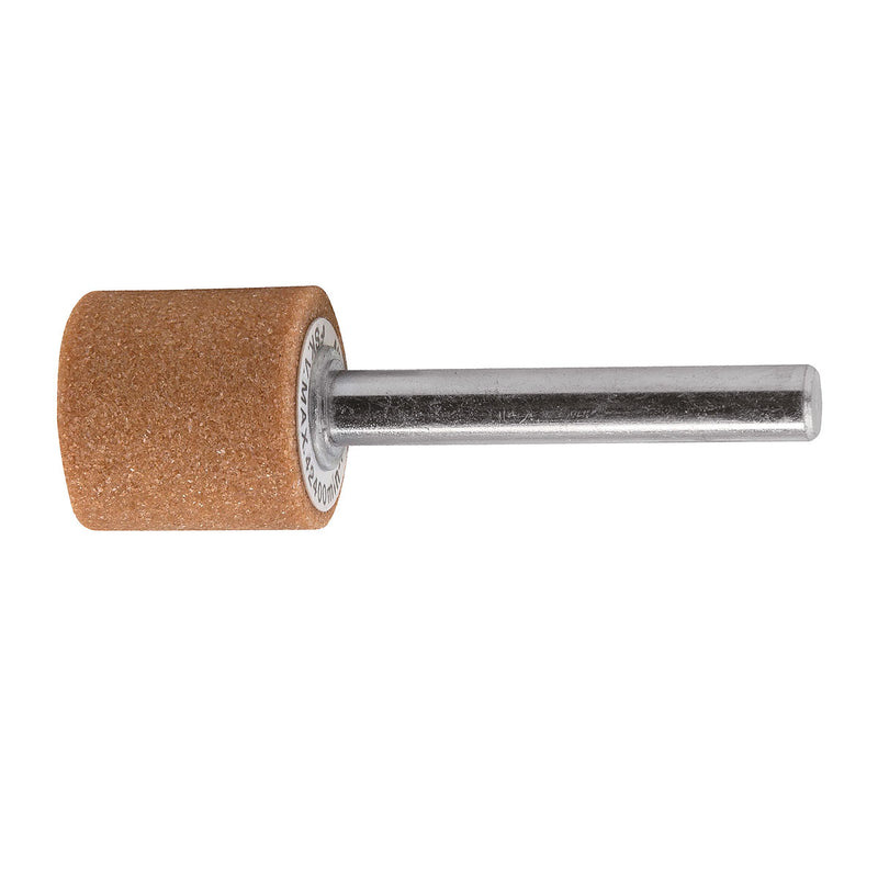 Mũi mài nhám Makita 741614-3 hình trụ phẳng, đường kính mũi 19mm, đuôi trơn 6mm tương thích với các máy GD0800C, GD0810C, GD0600