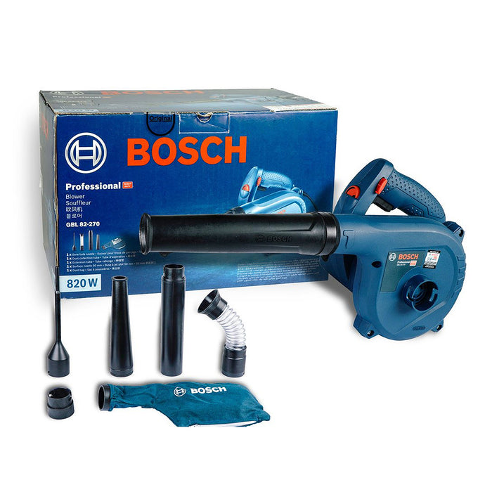 Máy thổi gió Bosch GBL 82-270 công suất 820W, lưu lượng khí 4,5 m³/phút, mã số 06019804K1