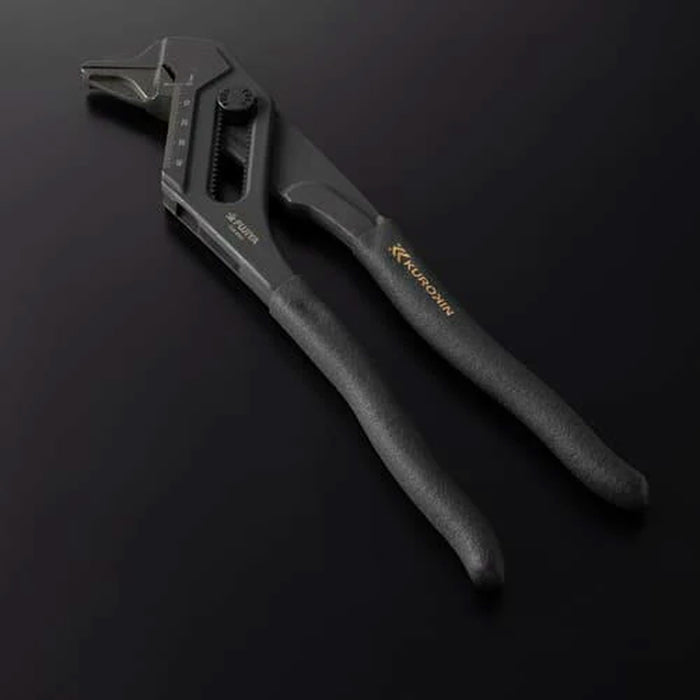 Mỏ lết điều chỉnh nhanh Fujiya FLM-45-BG Kurokin-Series, kích thước 263.5mm, độ mở ngàm từ 0 ~ 45mm. Tiêu chuẩn RoHS