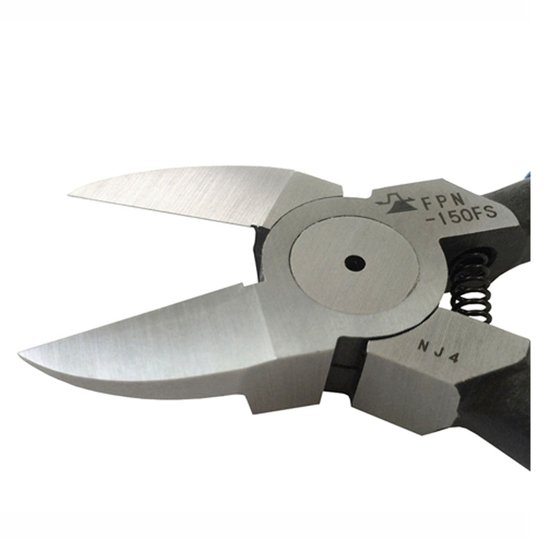 Kìm cắt nhựa, có lò xo trợ lực, lưỡi phẳng Fujiya FPN-FS Series kích thước từ 125mm - 185mm
