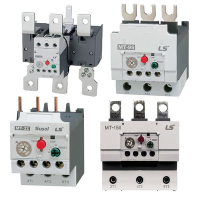 Rờ le nhiệt LS MT Type lắp cho khởi động từ MC-6a đến MC-800a, dải bảo vệ từ 0.63A ~ 800A