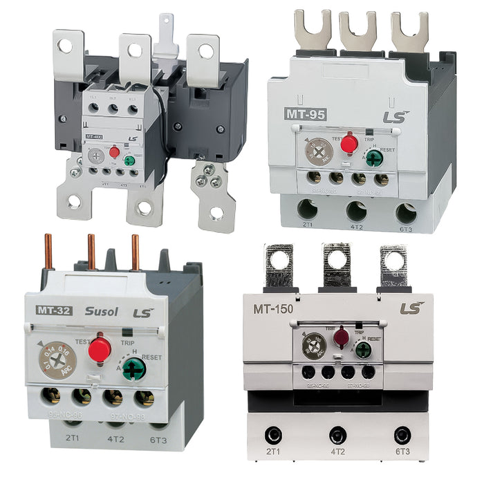 Rờ le nhiệt LS MT Type lắp cho khởi động từ MC-6a đến MC-800a, dải bảo vệ từ 0.63A ~ 800A