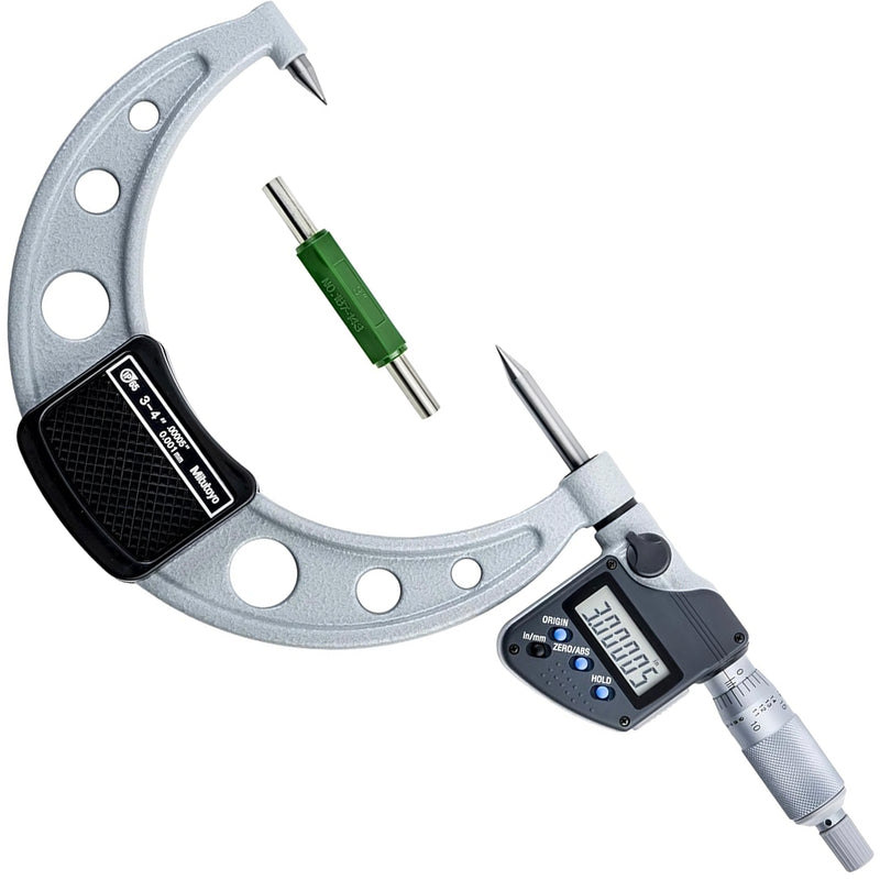 Panme điện tử Mitutoyo Series 342 - Point Micrometers, Mũi đo nhọn
