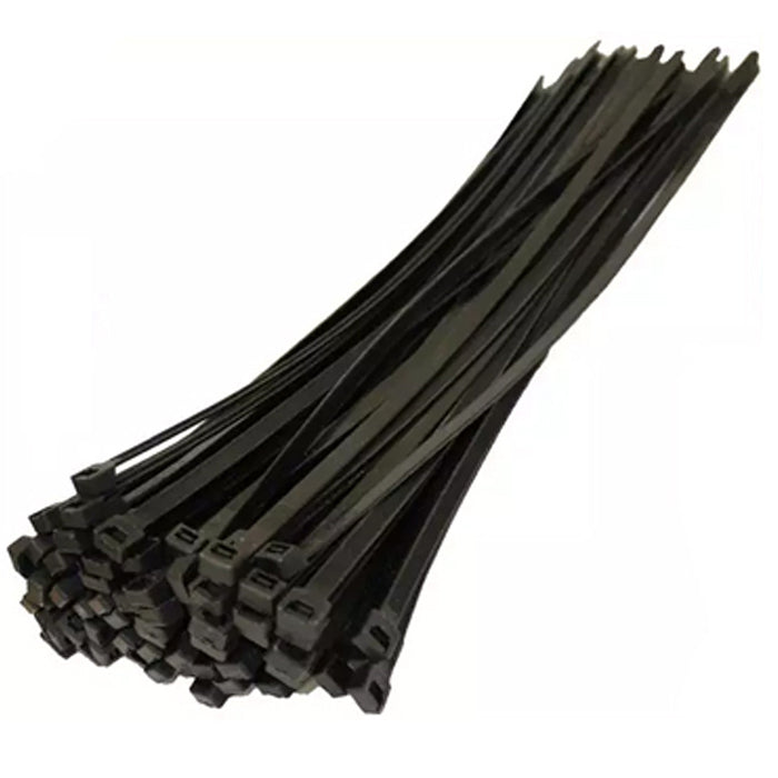 Dây rút đen công nghiệp 100mm - 450mm, chất liệu Nylon 66 TOLSEN