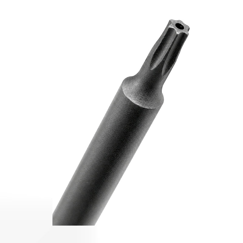 Bộ 2 Mũi Vặn Vít Đầu Hoa Thị Có Lỗ, Kích thước TT10-TT30 dài 100mm, đuôi lục giác 6.35mm (1/4 inch)