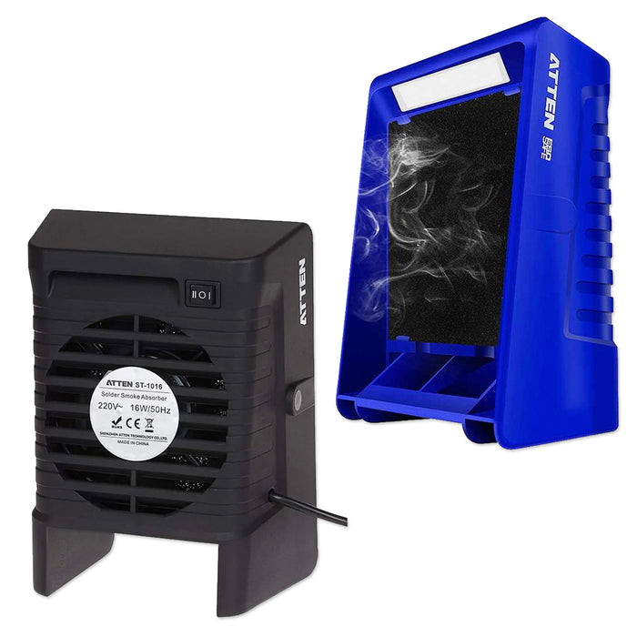 Máy hút khói hàn thiếc để bàn ATTEN ST-1016 / ST-1016-P, công suất 22W