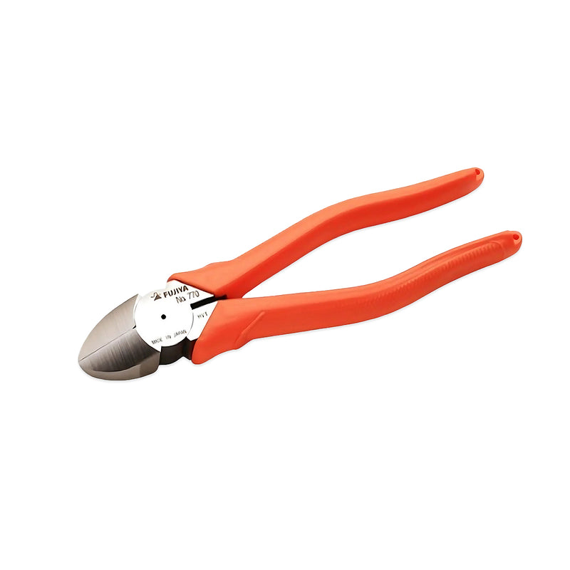 Kìm cắt chéo lưỡi tròn 175mm - 200mm (7 inch - 8 inch) FUJIYA 770-175/200 Series, vật liệu thép hợp kim cao cấp. Tiêu chuẩn RoHS. Xuất xứ Nhật Bản