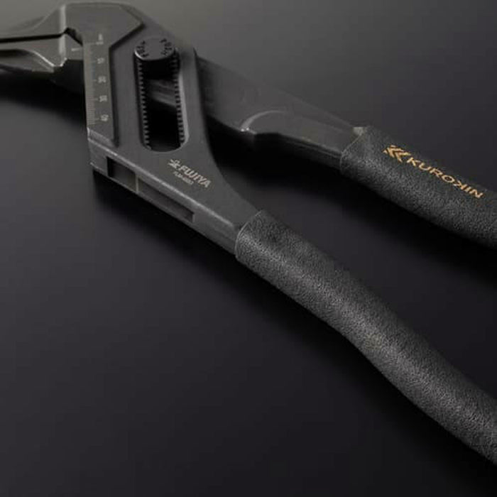 Mỏ lết điều chỉnh nhanh Fujiya FLM-45-BG Kurokin-Series, kích thước 263.5mm, độ mở ngàm từ 0 ~ 45mm. Tiêu chuẩn RoHS