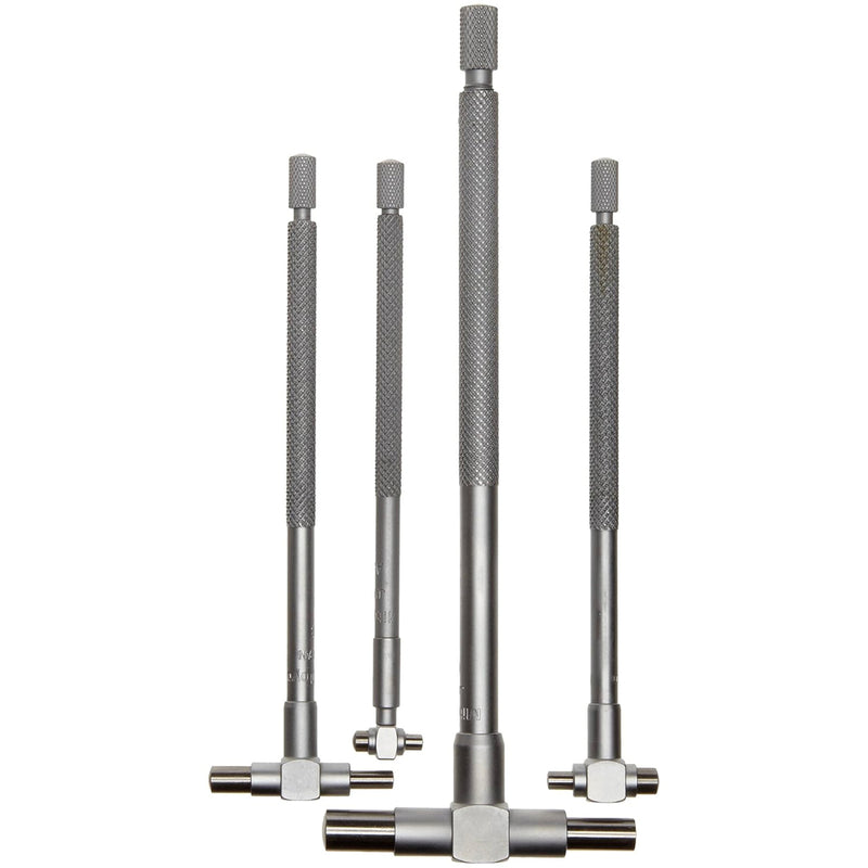 Bộ dưỡng đo lỗ 4 cây hệ Inch Mitutoyo Telescoping Gage Series 155, Mã số 155-907, đáp ứng dãy đo từ 0.313 in - 2.125 in