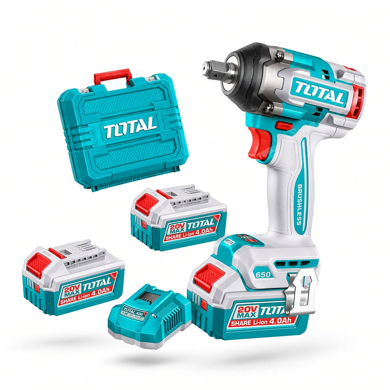 Máy siết bu lông dùng Pin 20V Total TIWLI2065 cốt 1/2 inch