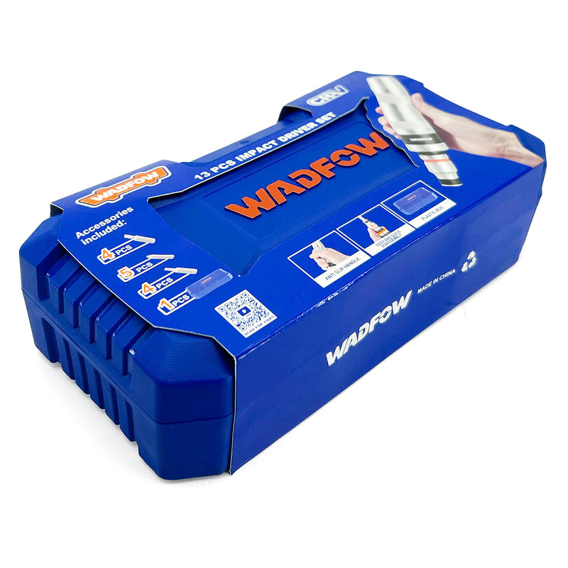 Bộ tua vít đóng 13 chi tiết Wadfow WYM1B13, chất liệu thép Cr-V