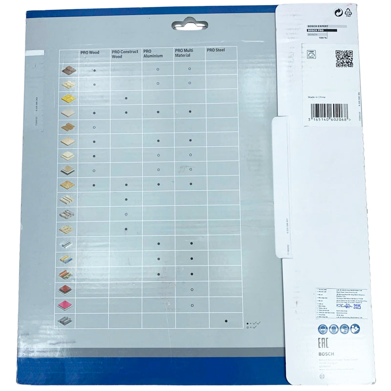 Lưỡi cưa nhôm chuyên dụng Bosch đường kính 254mm, 100 răng - 120 răng, lỗ cốt 25.4/16mm