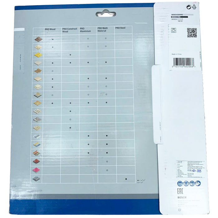 Lưỡi cưa nhôm chuyên dụng Bosch đường kính 254mm, 100 răng - 120 răng, lỗ cốt 25.4/16mm