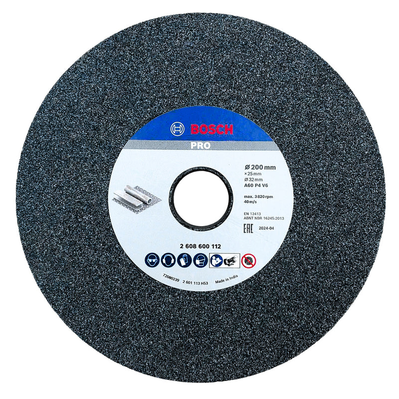Đá mài kim loại Bosch đường kính 200mm, cốt 32mm