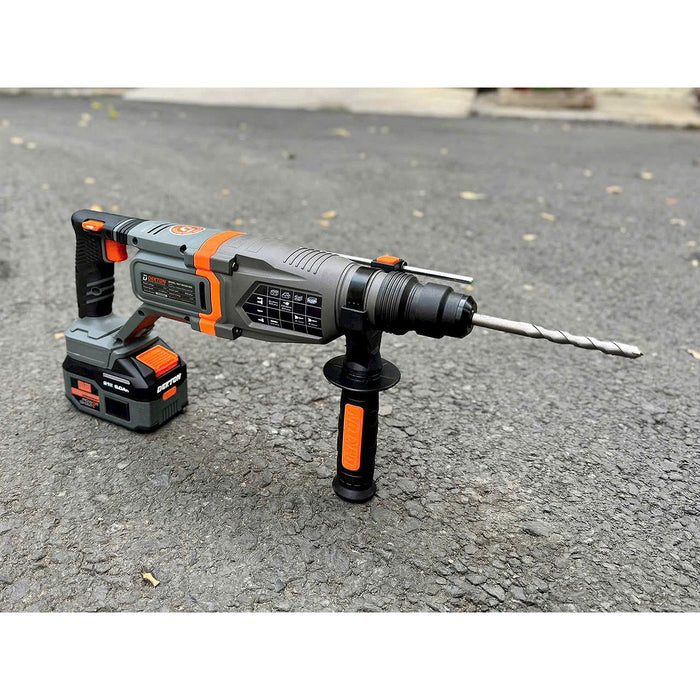 Máy khoan bê tông 3 chức năng Dekton M21-RH2603BX dùng pin 21V, lực đập 3.2J, đuôi gài SDS-Plus