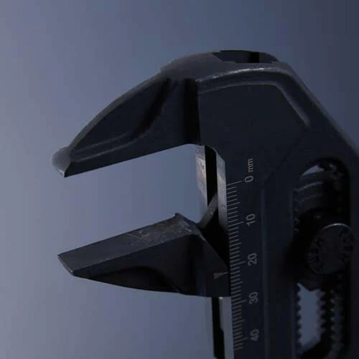 Mỏ lết điều chỉnh nhanh Fujiya FLM-45-BG Kurokin-Series, kích thước 263.5mm, độ mở ngàm từ 0 ~ 45mm. Tiêu chuẩn RoHS