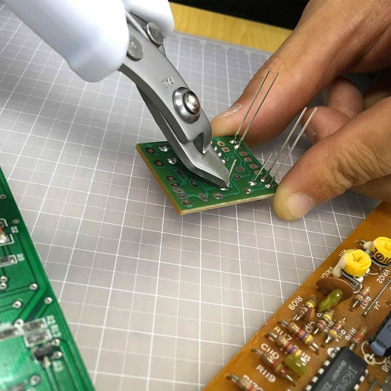 Kìm cắt nhựa mềm có lò xo trợ lực Fujiya HP813-120X, chất liệu thép không gỉ, kích thước 120mm. Tiêu chuẩn RoHS