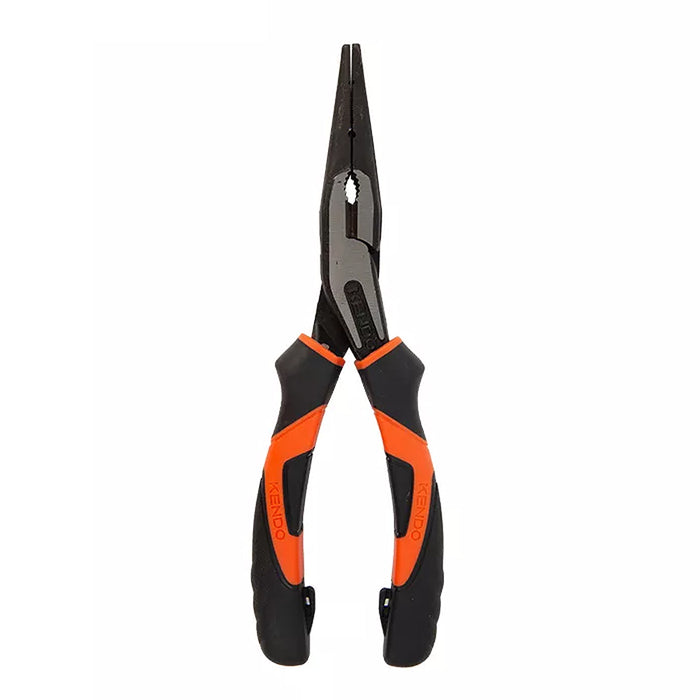 Kìm nhọn Kendo dài 7 inch - 8 inch (185mm - 200mm), vật liệu thép CR-V, có trợ lực, hệ chuyên nghiệp