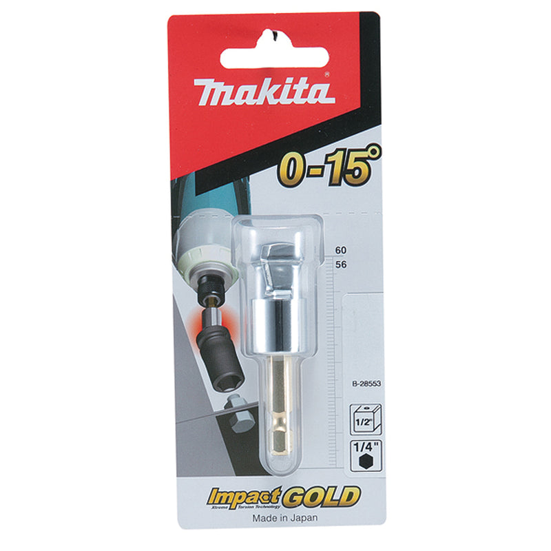 Đầu chuyển tuýp nghiêng cốt 1/2 inch Makita B-28553 đuôi lục giác 6.35mm (1/4 inch)