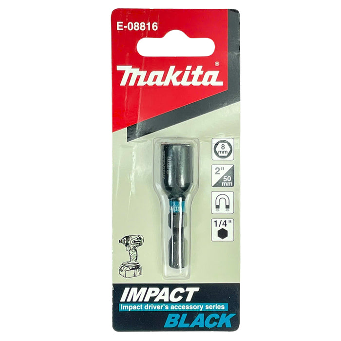 Mũi vít bắn tôn Impact Black Makita đường kính mũi từ 6mm-13mm, chiều dài 50mm, đuôi lục giác 6.35mm ( 1/4 inch ) ( Cấp 3 sao )