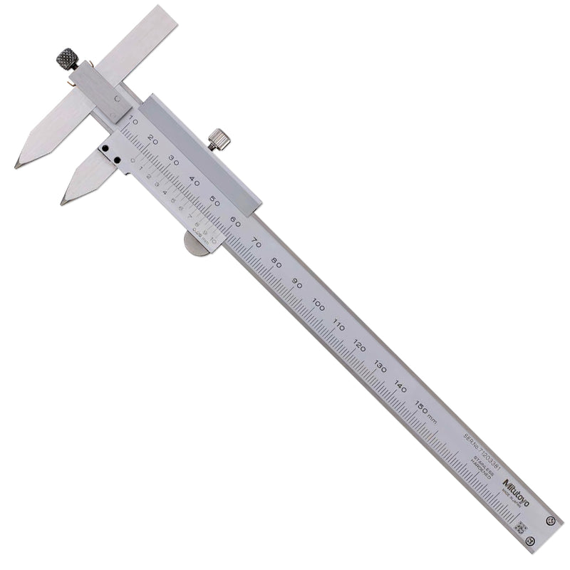 Thước kẹp cơ Mitutoyo Series 536, Offset Center Line Caliper,  loại hàm so le, chuyên đo tâm lỗ