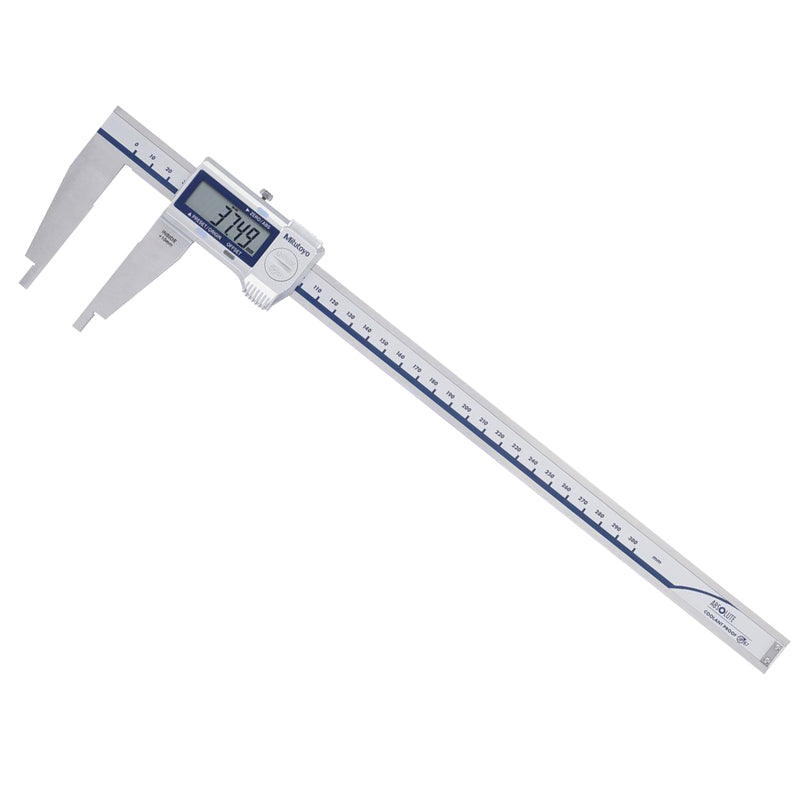 Thước kẹp điện tử Mitutoyo Absolute Digimatic Caliper Series 550 với hàm kẹp kiểu mỏ chim, chống nước, kháng dầu.