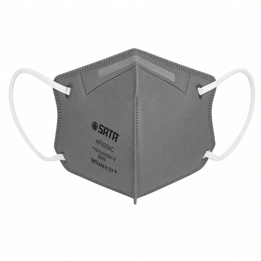 Khẩu trang y tế than hoạt tính KN95 SATA HF0204C lọc khí độc, thiết kế 3D ôm mặt.