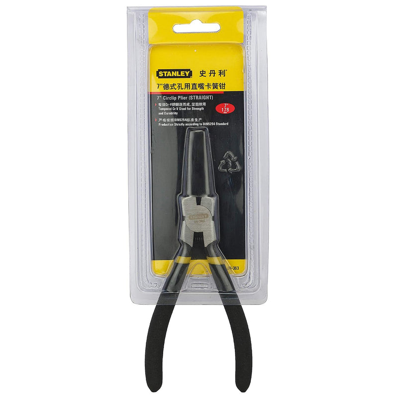 Kìm mở phe trong, mũi thẳng, có lò xo trợ lực Stanley chiều dài từ 127mm - 229mm