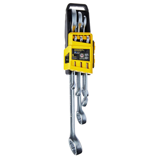 Bộ cờ lê vòng miệng hệ mét 6 chi tiết Stanley STMT81560-LA kích thước 6mm đến 22mm trên vỉ nhựa treo