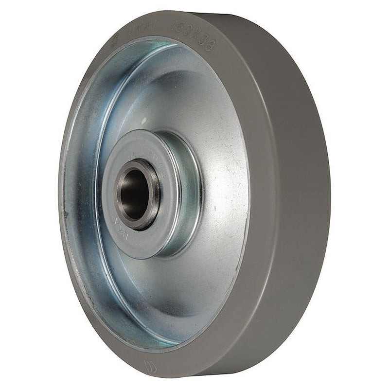 Bánh xe rời Ukai SUIE-Type niềng thép, bánh nhựa PU chống tĩnh điện, đường kính từ 75mm - 200mm