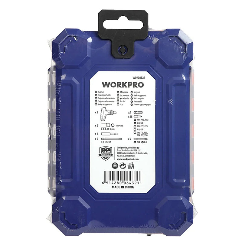 Bộ tua vít đa năng 28 chi tiết Workpro WP200538