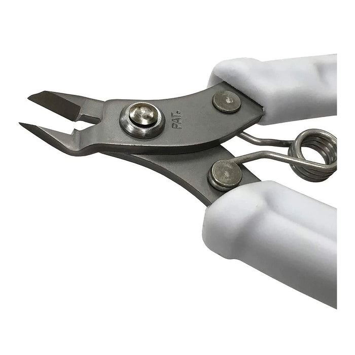 Kìm cắt nhựa mềm có lò xo trợ lực Fujiya HP813-120X, chất liệu thép không gỉ, kích thước 120mm. Tiêu chuẩn RoHS