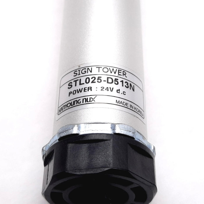 Đèn báo nhiều tầng dạng tháp  Ø25mm Hanyoung Nux STL025 Series cao cấp, kiểu đèn sáng liên tục. Tiêu chẩn CE, RoHS2 và IP54