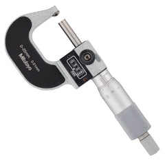 Mã 295-115　Dãy đo 0 - 25 mm　Sai số ±3 µm　Mặt đo Cong - Phẳng