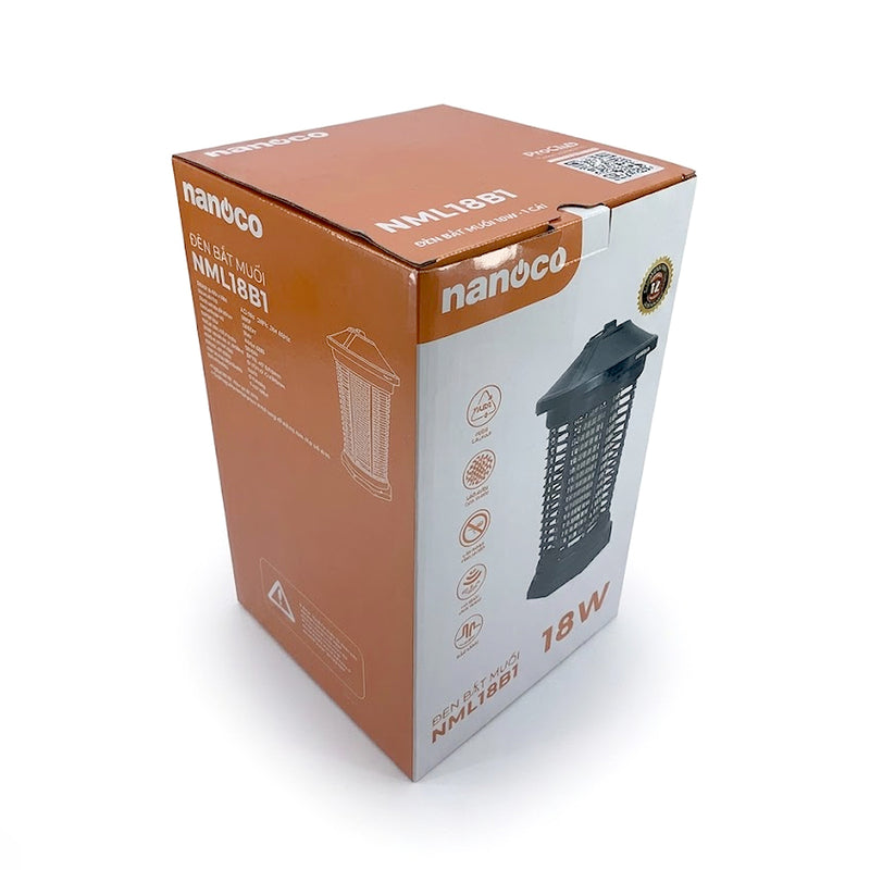 Đèn Bắt Muỗi Công Suất Lớn Nanoco NML18B1 18W (Diện Tích 100m²)