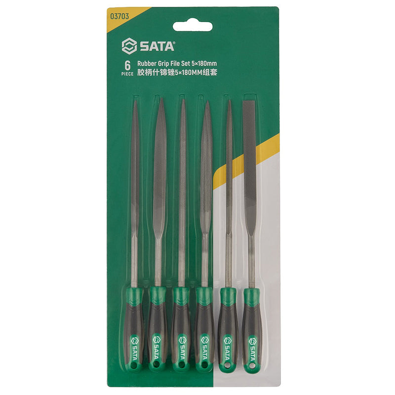 Bộ dũa kim loại 6 chi tiết SATA 03703 kích thước 5mm x 180mm