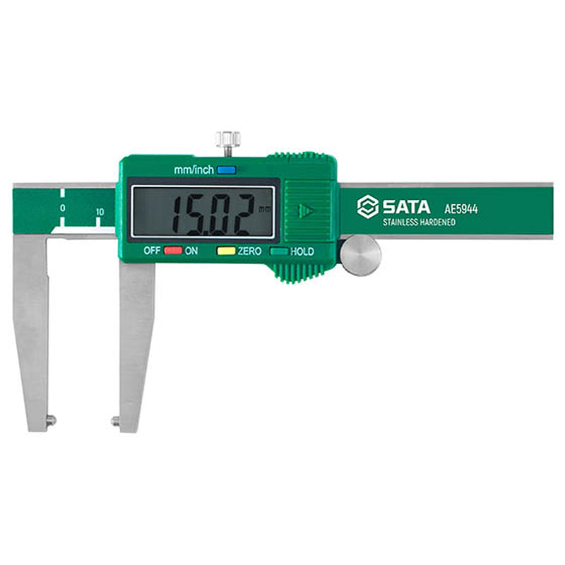 Thước kẹp điện tử đo đĩa phanh, chất liệu Inox SATA AE5944 dãi đo từ 0mm - 60mm