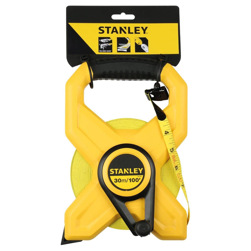 Thước dây cuộn sợi thủy tinh Stanley chiều dài từ 30m - 60m