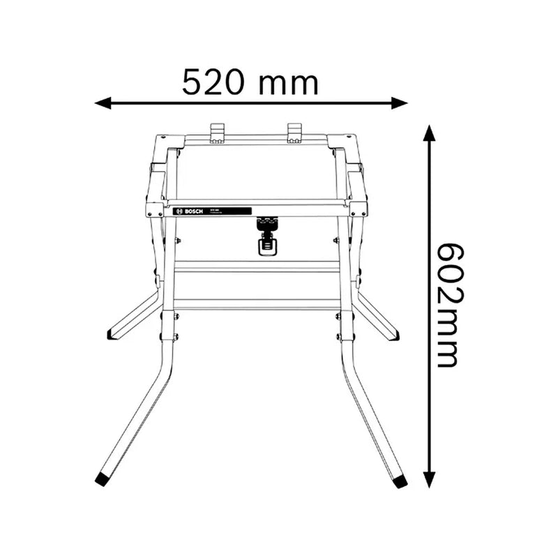 Chân đế lắp máy cưa bàn Bosch GTA 600, thích hợp lắp vào máy GTS 10 J mã số 0601B22002