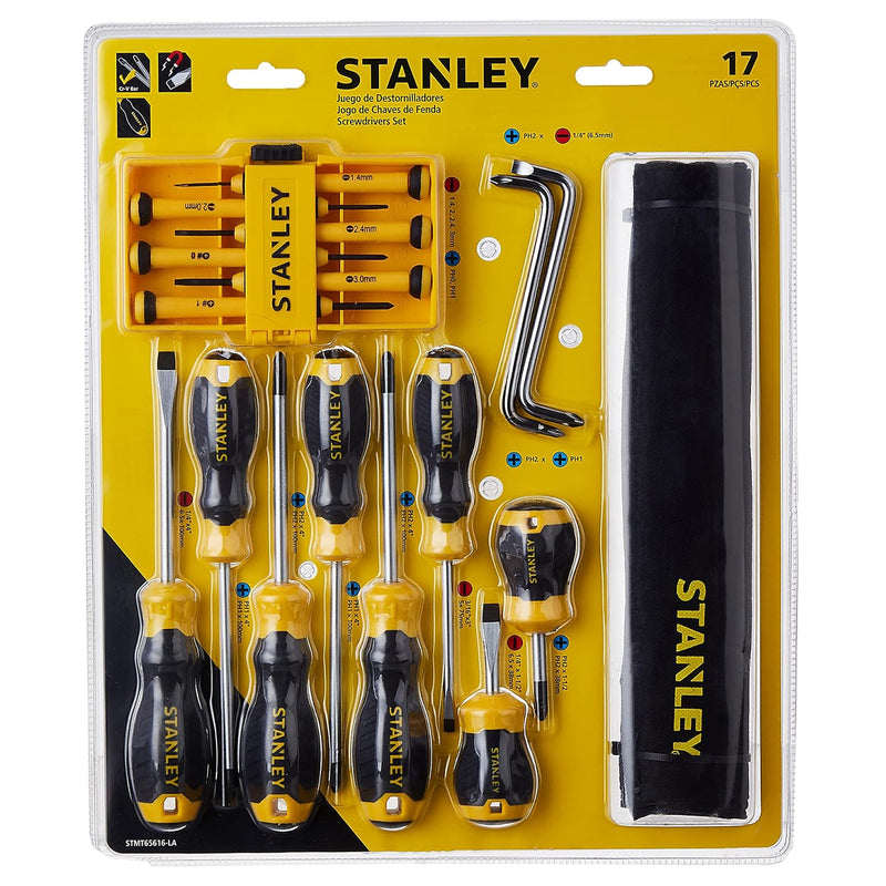 Bộ tua vít tổng hợp 17 chi tiết Stanley STMT65616-LA