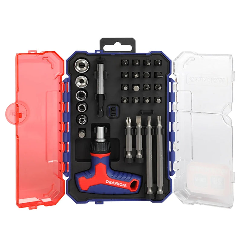 Bộ tua vít đa năng 28 chi tiết Workpro WP200538