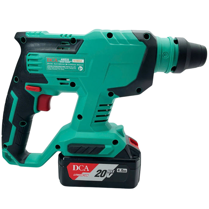 Máy Khoan Bê Tông Dùng Pin 20V động cơ không chổi than DCA ADZC22