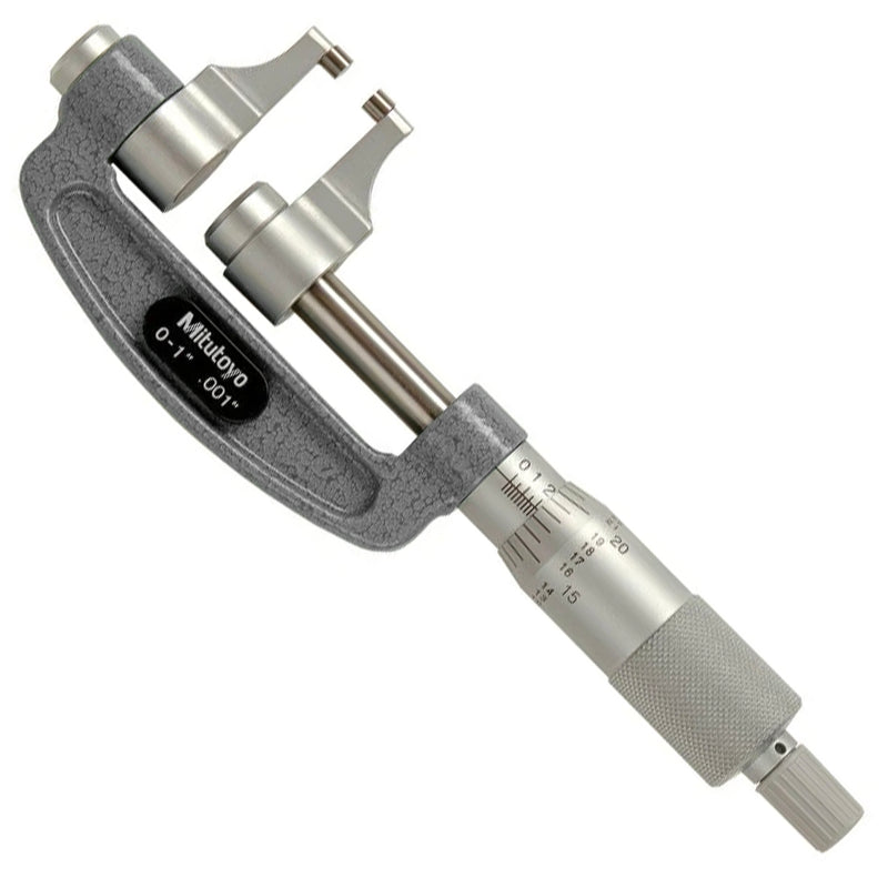 Panme Mitutoyo Series 143 - Caliper Type Micrometers, đầu đo kiểu hàm kẹp