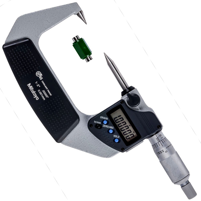 Panme điện tử Mitutoyo Series 342 - Point Micrometers, Mũi đo nhọn
