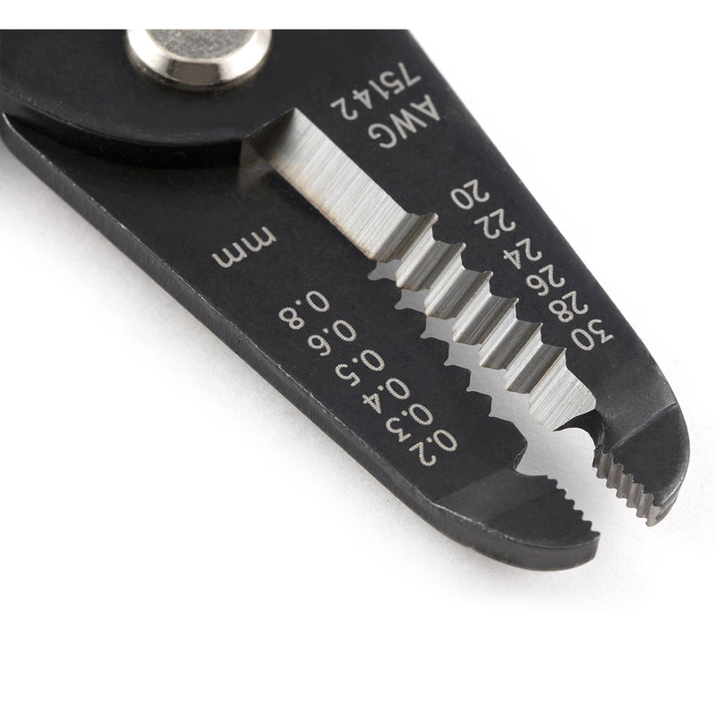 ESD ワイヤー ストリッパー 5 inch (0.8 ～ 2.6MM および 0.2 ～ 0.8mm) SATA