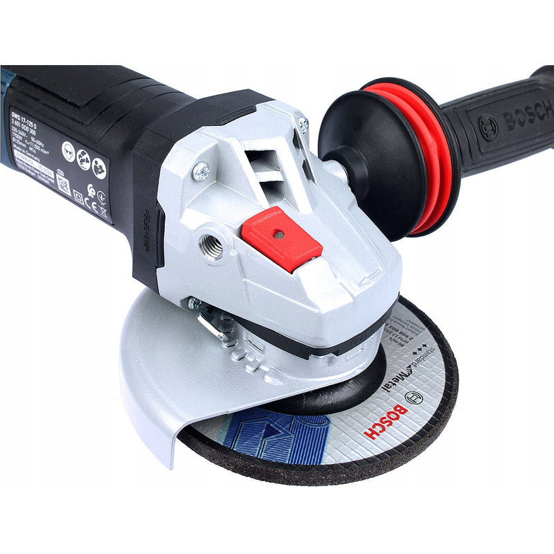 Máy mài góc Bosch GWS 17-125 S công suất 1,700W đường kính lưỡi 125mm, công tắc trượt mã số 06017D0300
