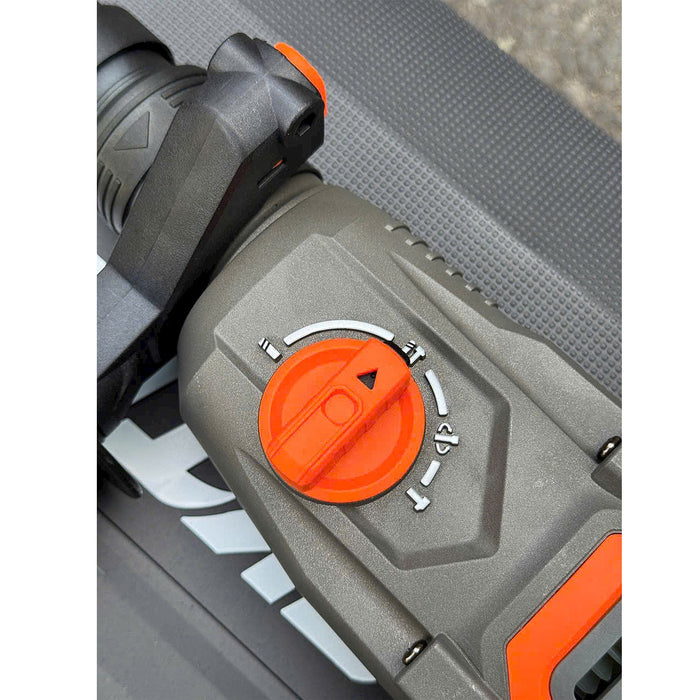 Máy khoan bê tông 3 chức năng Dekton M21-RH2603BX dùng pin 21V, lực đập 3.2J, đuôi gài SDS-Plus