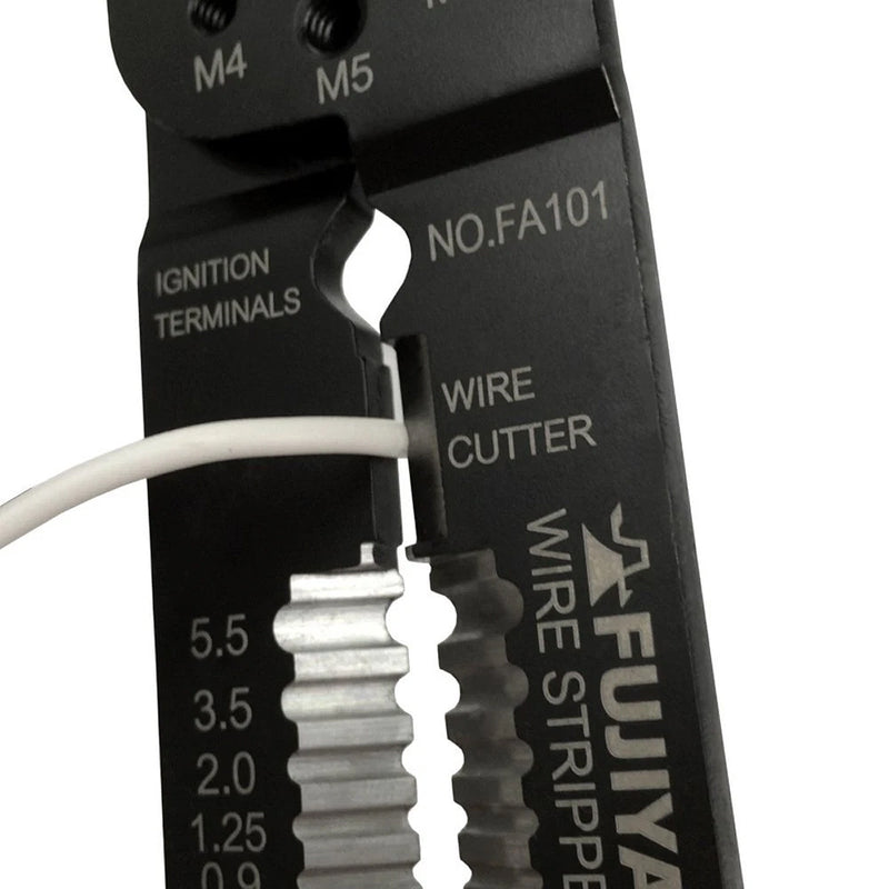 Kìm tuốt dây và bấm đầu cose đa năng Fujiya FA Series kích thước 225mm