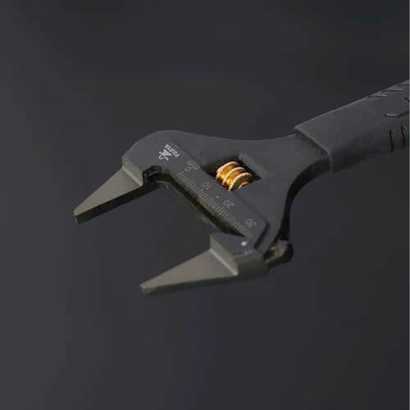 Mỏ lết điều chỉnh đầu mỏng Fujiya Kurokin-Series, kích thước từ 166mm ~ 214mm, độ mở ngàm từ 0 ~ 34mm. Tiêu chuẩn RoHS